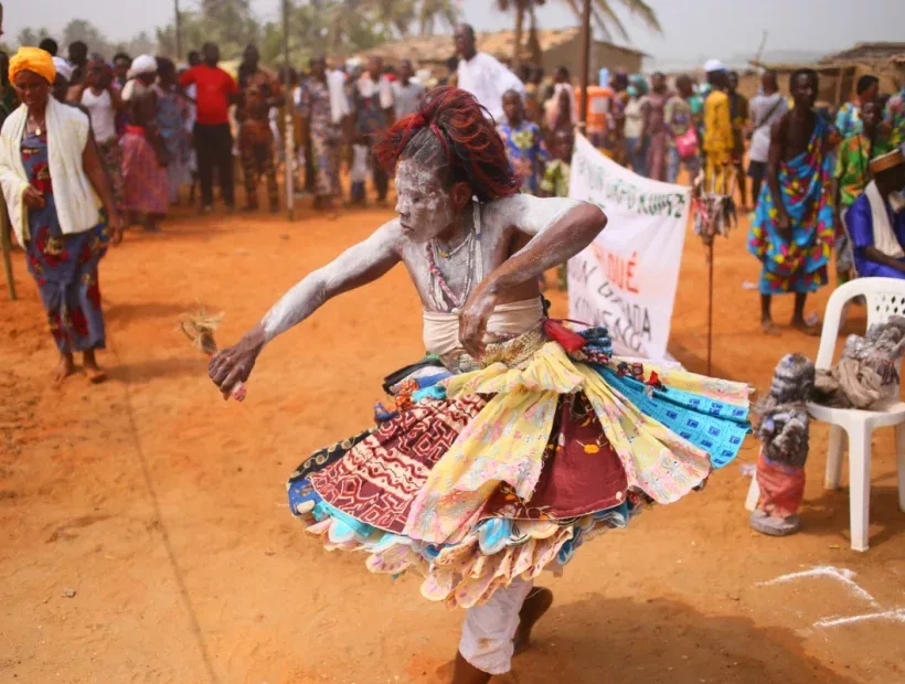 Voodoo-Tanz in Benin