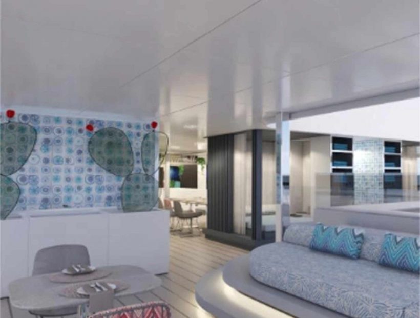 Aqua Cafe an Bord der Emerald Cruises