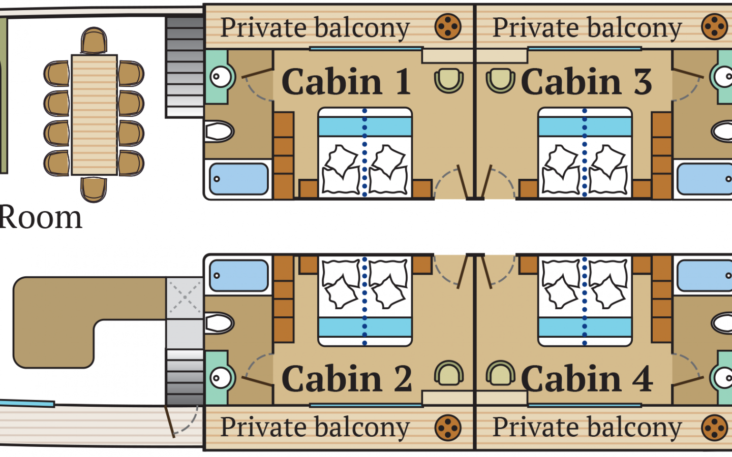 Deckplan der Infinity